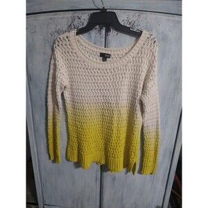 Ana Crotchet Long Sleeve Sweater Large